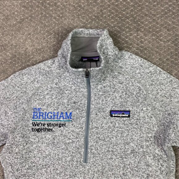 Patagonia Better Sweater Women's Small Gray Pullover Fleece 1/4 1/2 Zip 25618 - Picture 2 of 12